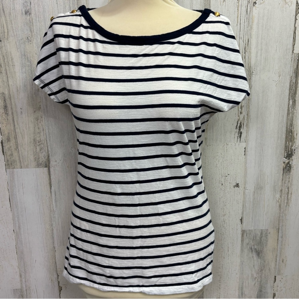 Lauren Ralph Lauren Nautical Striped Top